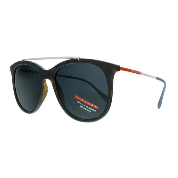 Prada  0PS 02TS U61144 Lifestyle Brown Round Sunglasses - Picture 1 of 5